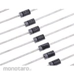 onsemi Rectifier Diode, 1A, 100V Through Hole, 3-Pin Do-41 Schottky Barrier 790Mv