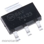 onsemi onsemi Voltage Regulator Linear Voltage 3.3 V, 3+Tab-Pin, NCV4274AST33T3G