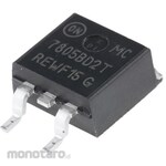 onsemi onsemi Voltage Regulator Linear Voltage 5 V, 3-Pin, NCV7805BD2TR4G