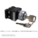 Maruyasu Dengyo Φ22 key type 2-notch selector switch manual reset metal ring right pull 3a3b HC type side mounting A22SK233E series