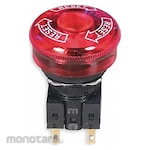 OMRON Push Button Non-Illuminated with Contact Block (Saklar Tekan)