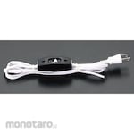ESCO AC125V / 7A intermediate switch (with 2m cord / white)