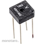 VISHAY Rectifier Bridge Diode Single Phase 6A, 200V, 4-Pin D 72