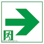 Panasonic Emergency Exit Arrow Sign