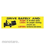ACCUFORM Industrial Vehicle Traffic Control Safety Banner