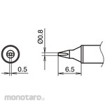 HAKKO Tip 0.8D type 450°C for FX-1001