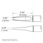 Mechatle Metcal MX Series Precision Tweezer Chip Cartridge
