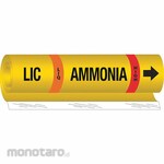 BRADY Pipe Marker Ammonia