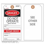 ELECTROMARK Repair Order & Status Label & Tag