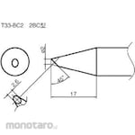 HAKKO SOLDERING TIP SHAPE-2BC