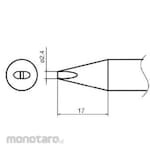 HAKKO SOLDERING TIP SHAPE-2.4D