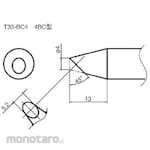 HAKKO Soldering Tip Shape-4BC