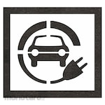 RAE Electric Vehicle Parking & Charging Stencil