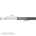 goot (TAIYO ELECTRIC) RX-80HRT Series Soldering Iron Tip