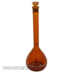 AS ONE Brown Volumetric Flask with Chinese Calibration Certificate