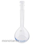 AS ONE EM Euro Stoppered Volumetric Flask with English Calibration Certificate