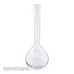 AS ONE EM Euro Volumetric Flask With Ground-In Stopper