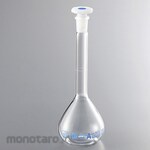 AS ONE Volumetric flask with resin stopper, English calibration certificate included