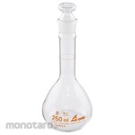 AS ONE White Short Volumetric Flask with Chinese Calibration Certificate
