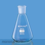 BOROSIL Flasks Erlenmeyer Conical Narrow Mouth with Interchangeable Joint