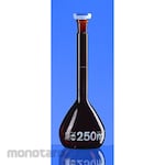 BRAND BLAUBRAND Volumetric Flask PP Stopper Amber Glass