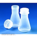 BRAND Erlenmeyer Flask Wide-Neck Screw Cap Pp