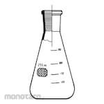 IWAKI Erlenmeyer Flask without Glass Stopper