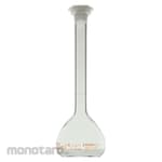 IWAKI Glass Ware With Plastic Stopper Amber Graduation With Batch Certificate Flask Volumetric