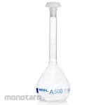 RS PRO Borosilicate Glass Narrow Mouth Volumetric Flask, 1L