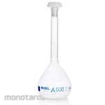 RS PRO Borosilicate Glass Narrow Mouth Volumetric Flask, 500ml