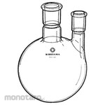 KIRIYAMA Glass Two-neck Flask, Vertical Type, F11-1 Series