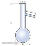 NARIKA Branched flask only