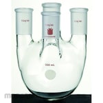 Synthware Four-Neck Round-Bottom Flask With Vertical Side Necks