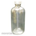 LAB SAFETY SUPPLY Narrow Mouth Round Glass Bottle