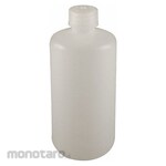 LAB SAFETY SUPPLY Narrow Mouth Round Plastic Lab Bottle