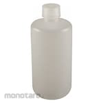 LAB SAFETY SUPPLY Narrow Mouth Round Plastic Lab Bottle