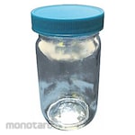 LAB SAFETY SUPPLY Wide Mouth Round Glass Bottle