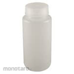 LAB SAFETY SUPPLY Wide Mouth Round Plastic Lab Bottle