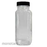 Qorpak Rectangular Glass Lab Bottle