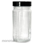 Qorpak Wide Mouth Round Glass Bottle