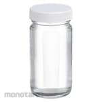 WHEATON Wide Mouth Round Glass Bottle