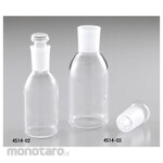 AS ONE Quartz Glass Common Sliding Bottle with Flat Stopper