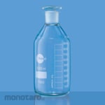 BOROSIL Reagent Bottle Plain Narrow Mouth Graduated Flat Head Stopper (Botol Reagen)