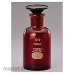IWAKI (AGC Technoglass) Reagent Bottle Amber Narrow Mouth Common (Botol Reagen)