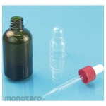NARIKA Bottle Dropper Amber Round (Botol Pipet / Tetes)