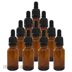 Non Brand Botol Kaca Pipet Tetes Coklat Amber Segel