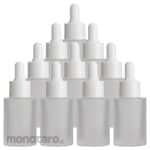 Non Brand Bottle Pipette Glass Frosted Flat Shoulder (Botol Pipet / Tetes)