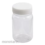 AS ONE Bottle Clear Wide Mouth PVC No Scale (Botol Lab)