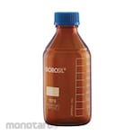 BOROSIL Bottle Reagent Amber with Screw Cap and Pouring Ring (Botol Lab)