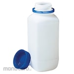 BRAND Bottle Square with PE-HD Screw Cap Tamper Proof (Botol Kotak / Botol Lab)